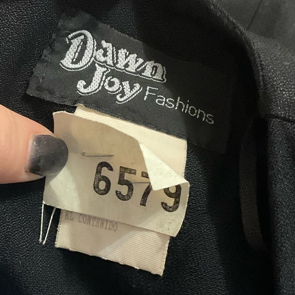 Vintage Two in One Jacket Blazer Dress By Dawn Joy Fashions - Picture 5 of 12